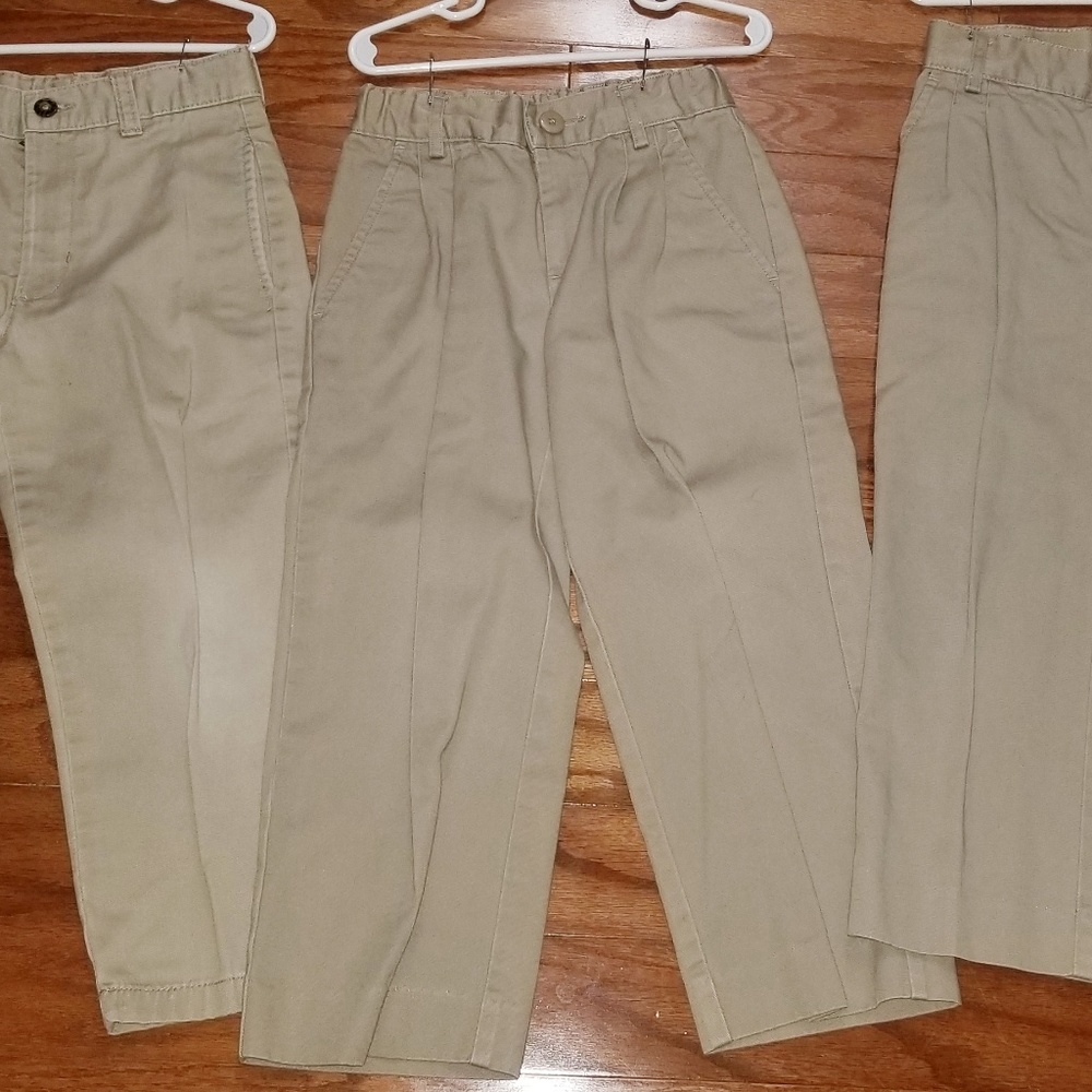 Boys Uniform Pants-3 Pairs